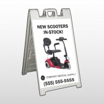 New Scooter 100 A-Frame Sign