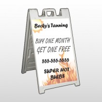 Tanning 298 A Frame Sign