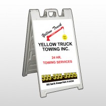 Towing 125 A Frame Sign