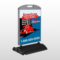 American Truck 295 Wind Frame Sign