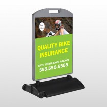 Bike Insurance 110 Wind Frame Sign