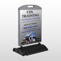CDL Training 155 Wind Frame Sign