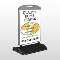 Construction 244 Wind Frame Sign