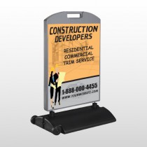 Contractors 645 Wind Frame Sign