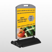 Healthy Tomato 404 Wind Frame Sign