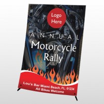 Motorcycle Flame 107 Flex Counter Top Stand