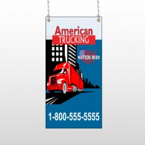 American Truck 295 Window Sign