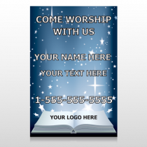 Worship With Us 02 Custom Decal