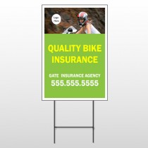 Bike Insurance 110 Wire Frame Sign