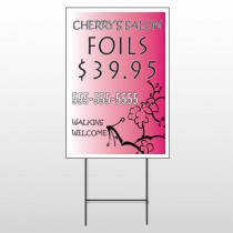 Cherry Salon 288 Wire Frame Sign