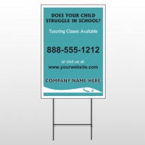 Classy Blue 160 Wire Frame Sign