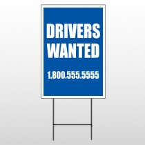 Drivers Wanted 314 Wire Frame Sign