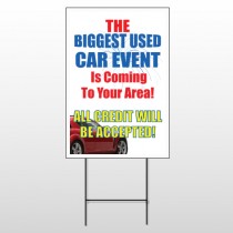 Fireworks Car 111 Wire Frame Sign
