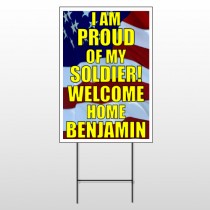 Flag 57 Wire Frame Sign