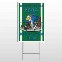 Green 50 Wire Frame Sign