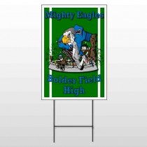 Green 56 Wire Frame Sign