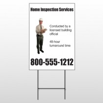 Inspection 244 Wire Frame Sign