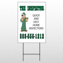 Inspector 245 Wire Frame Sign