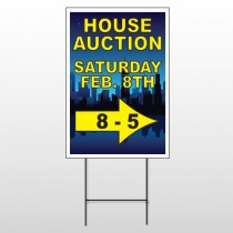 Open House Night City 709 Wire Frame Sign