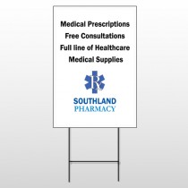 Pharmacy 335 Wire Frame Sign
