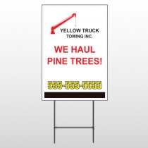 Towing 300 Wire Frame Sign