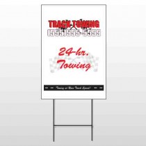 Towing 126 Wire Frame Sign