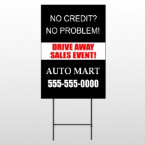 Auto Mart 114 Wire Frame Sign