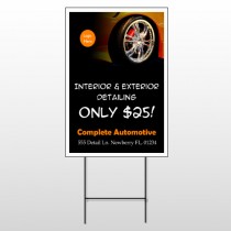 Detailing Services 115 Wire Frame Sign