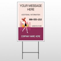 Fashion Shopping 179 Wire Frame Sign