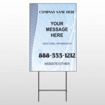 Finance Graph 175 Wire Frame Sign