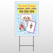 Ice Cream 374 Wire Frame Sign