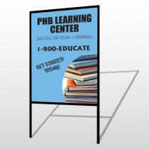 Book Learning 156 H-Frame Sign