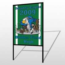 Green 50 H Frame Sign