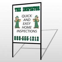 Inspector 361 H-Frame Sign