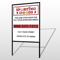 Sporting Goods 528 H Frame Sign