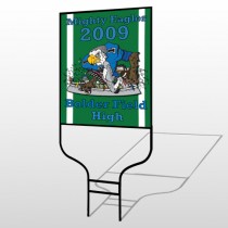 Green 50 Round Rod Sign