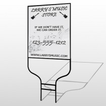 Music 371 Round Rod Sign