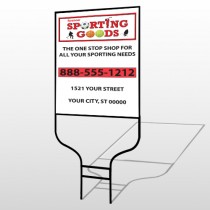 Sporting Goods 528 Round Rod Sign