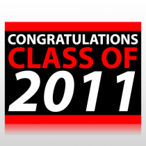 Congratulations Class of 2011 Sign Panel