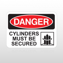 OSHA Danger Cylinders Must Be Secured
