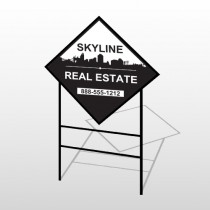 Skyline 38 H-Frame Diamond Sign