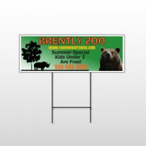 Bear Zoo 302 Wire Frame Sign