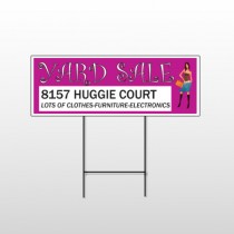 Pink Girl Sale 552 Wire Frame Sign