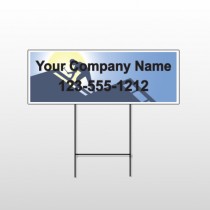 Roofing 258 Wire Frame Sign