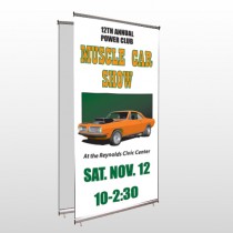 Muscle Car 124 Center Pole Banner Stand