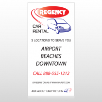 Rental Car 39 Custom Sign