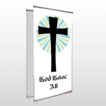 God Gave 118 Center Pole Banner Stand