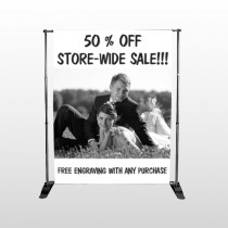 Married Couple 398 Pocket Banner Stand
