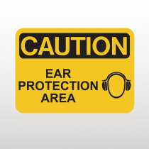 OSHA Caution Ear Protection Area