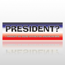 President 12 Bumper Sticker